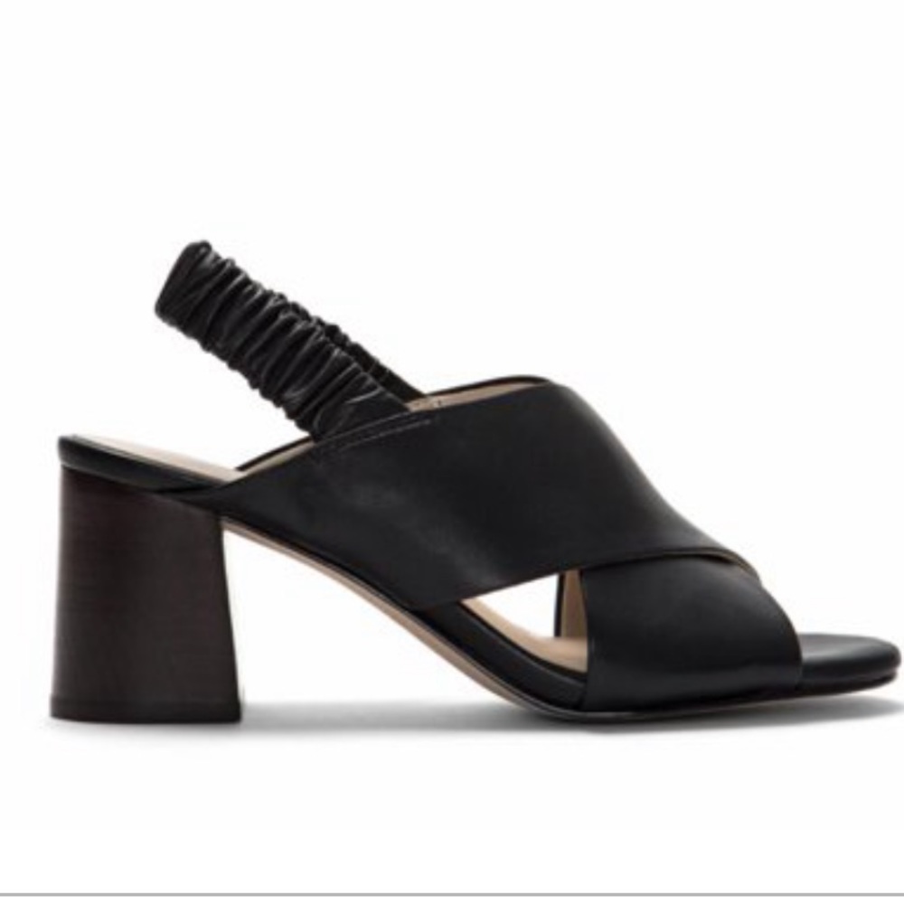 Cole Haan Anastasia City Sandals in black leather - Picture 3 of 16